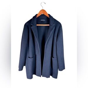 J. Crew Sophie Open-Front Sweater- Blazer in Black
